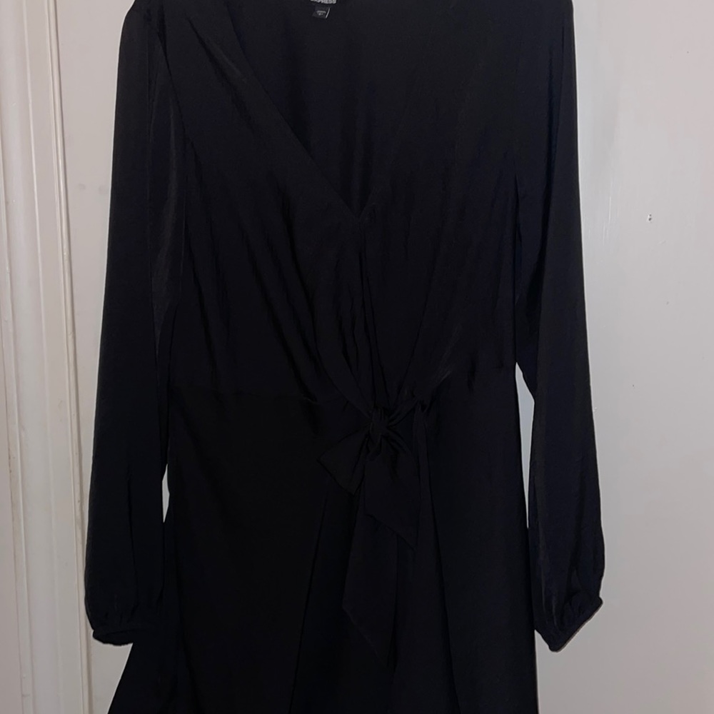 Black mini dress